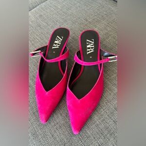 Zara Fuchsia Heels with Strap